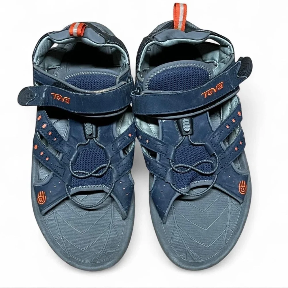 Men’s Teva Sport Sandals S/N 6735 Size 10 / EU 43 Navy Blue/Orange